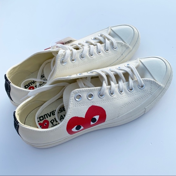 comme des garcons converse 70s x play cdg trainers